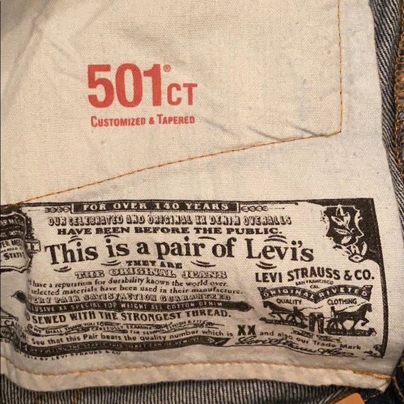 Levi's Denim - Levi’s 501 dark wash jeans